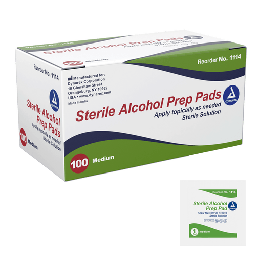 Alcohol Prep Pad - Sterile, Medium, 20/100/cs | Quantity - 1x CS