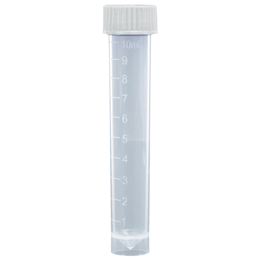 Self-Standing Transport Tube with Screwcap, 10ml, 10/100/cs | Quantity - 1x CS
