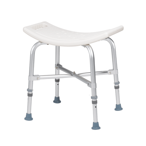 Bariatric Shower Chair w/out Back, White, 1pc/bx,4bx/cs | Quantity - 1x CS