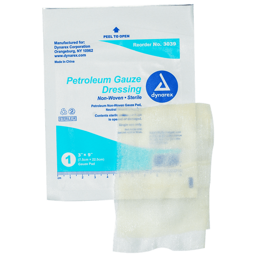 Petroleum Gauze Dressing, 3" x 9", 4/50/cs | Quantity - 1x CS