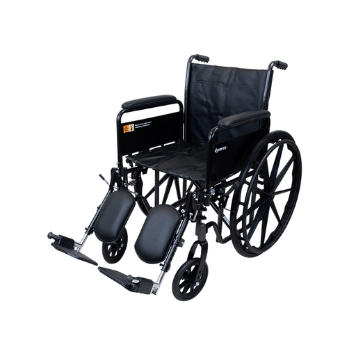 DynaRide S2 Wheelchair - 20" x 16" w/ Detach Desk Arm ELR, Silver Vein, 1pc/cs | Quantity - 1x CS