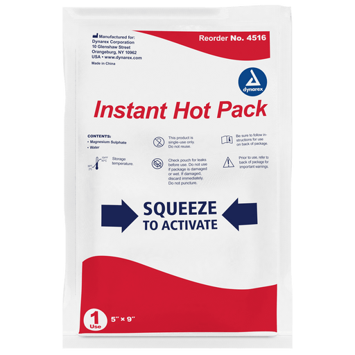 Perineal Instant Cold Pack w/ Self Adhesive Strip, 4 1/2" x 12", 24/cs | Quantity - 1x CS
