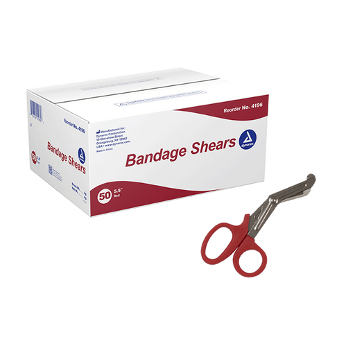 Bandage Shears, 5.5", Yellow, 50/bx | Quantity - 1x BOX