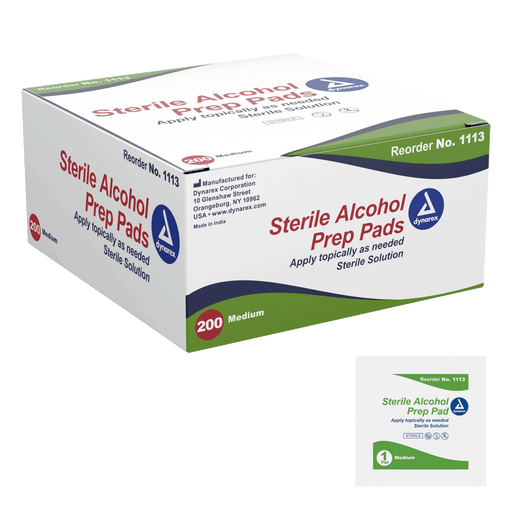 Alcohol Prep Pad - Sterile, Medium, 20/100/cs | Quantity - 1x CS