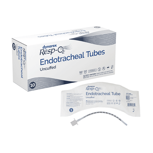 Endotracheal Tubes w/ Stylette - Uncuffed, 5.0 mm, 10/bx | Quantity - 1x BOX