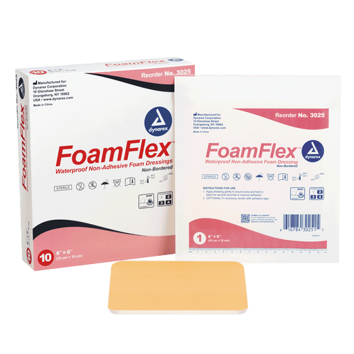 FoamFlex - Non-Adhesive Waterproof Foam, 6" x 6", 12/10/cs | Quantity - 1x CS