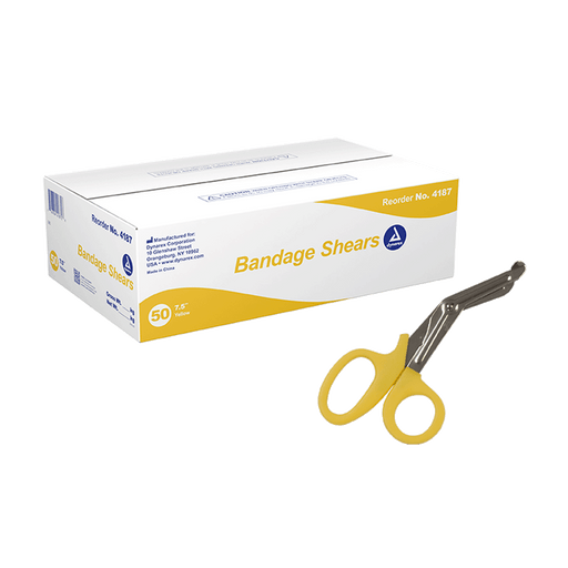 Bandage Shears, 5.5", Yellow, 50/bx | Quantity - 1x BOX