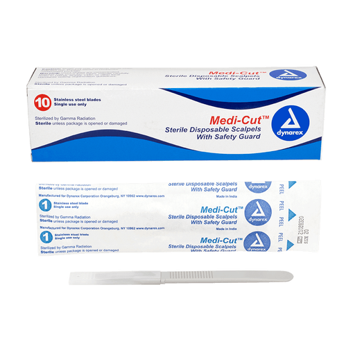 Medi-cut Scalpels Disposable Sterile, #23, 10/bx | Quantity - 1x CS