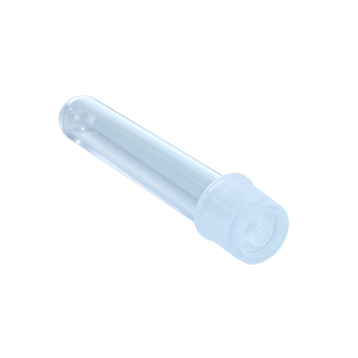 Culture Tube w/Dual Position Cap w/Graduated, PS, Peel Pack, 12x75mm, 500/cs | Quantity - 1x CS