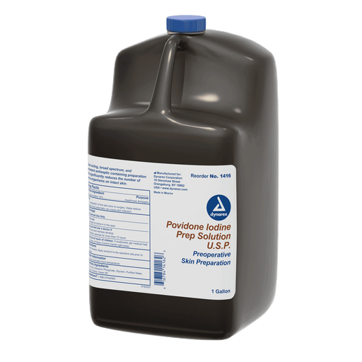 Povidone Iodine Prep Solution, 1 gal. Bottle, 4/cs | Quantity - 1x CS