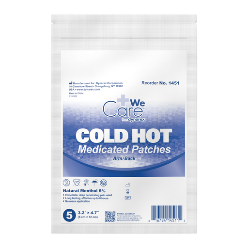 Cold Hot Medicated Patches - Back, 10 cm x 20 cm, 36/1/5/cs | Quantity - 1x CS