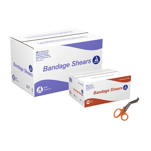 Bandage Shears, 5.5", Yellow, 50/bx | Quantity - 1x BOX