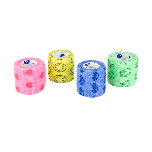 Sensi Wrap, Self-Adherent - Latex Free, 2" x 5 yd Assorted, 36/cs | Quantity - 1x CS