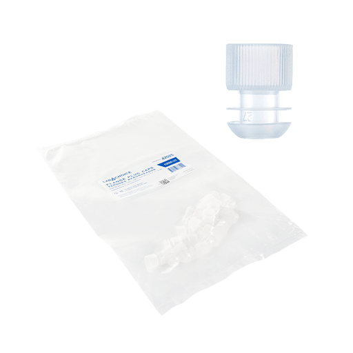 Flange Plug Cap, for 16mm Test Tube, Blue, 10/1000/cs | Quantity - 1x CS