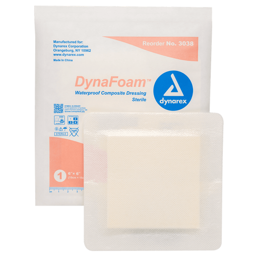 DynaFoam - Waterproof Bordered Foam, 6" x 6", 12/10/cs | Quantity - 1x CS