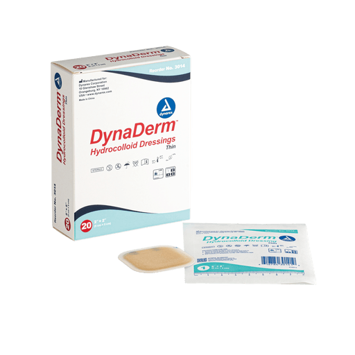 DynaDerm - Hydrocolloid Dressing - Sacral, 6" x 7", 12/5/cs | Quantity - 1x CS