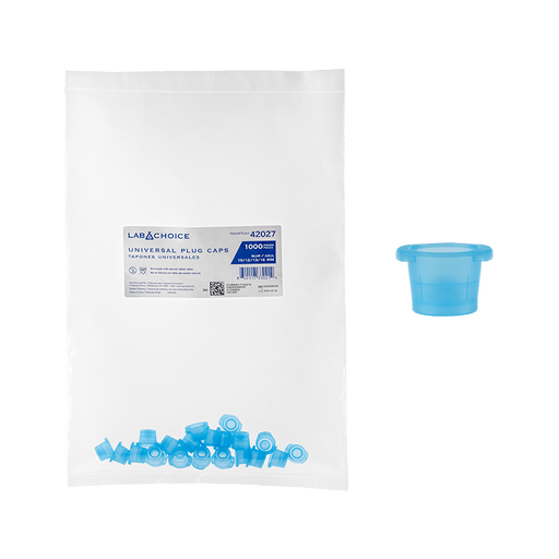 Universal Plug Cap, 10/12/13/16mm, Blue, 10/1000/cs | Quantity - 1x CS