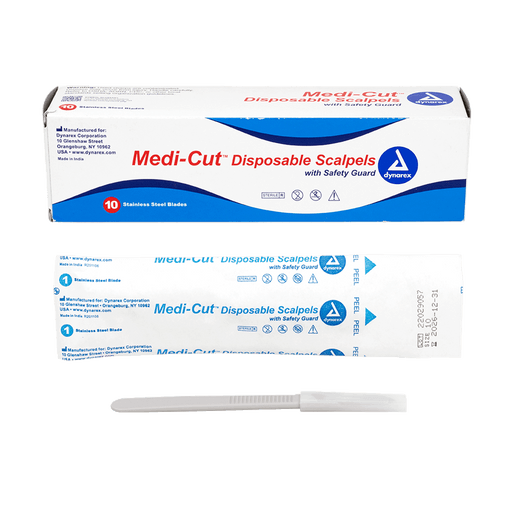Medi-cut Scalpels Disposable Sterile, #23, 10/bx | Quantity - 1x CS