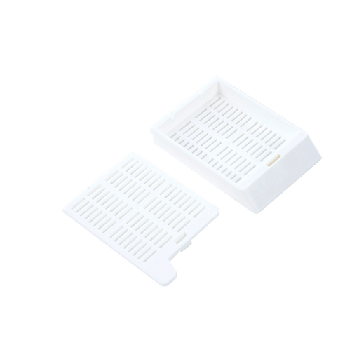 Embedding Cassette - Biopsy, Hinged Lid, 4/500/cs | Quantity - 1x CS