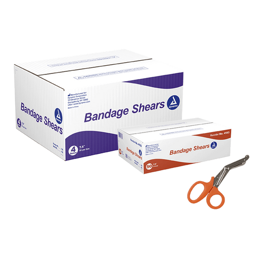 Bandage Shears, 5.5", Yellow, 50/bx | Quantity - 1x BOX