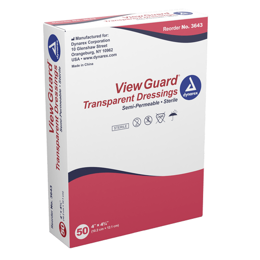 View Guard Transparent Dressings - Sterile, 6" x 8", 8/10/cs | Quantity - 1x CS