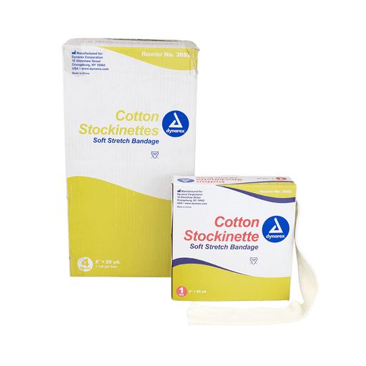 Cotton Stockinette, 6" x 25 yd, 4 Rolls/cs | Quantity - 1x CS