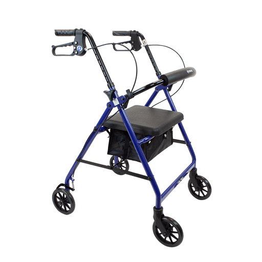 DynaGo Quad 6 - Aluminum Rollator, Red, 1pc/cs | Quantity - 1x CS