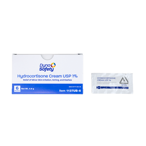Hydrocortisone Cream, 0.9 g Foil Packet, 12/144/cs | Quantity - 1x CS