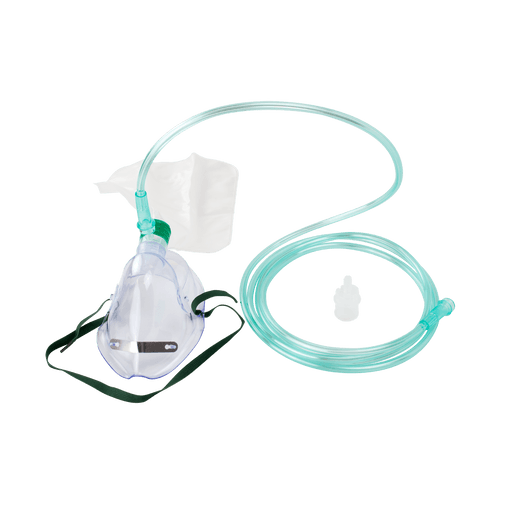 3-in-1 Elongated Mask w/ 7' (2.1 m) tubing, 1000 ml Reservoi, Adult/Standard connector, 50/cs | Quantity - 1x CS