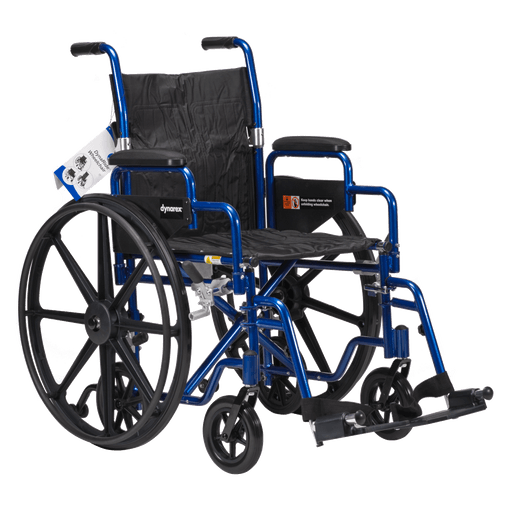 DynaRide Convertible - 18" x 16" w/ Detachable Desk Arm FR, Blue, 1pc/cs | Quantity - 1x CS