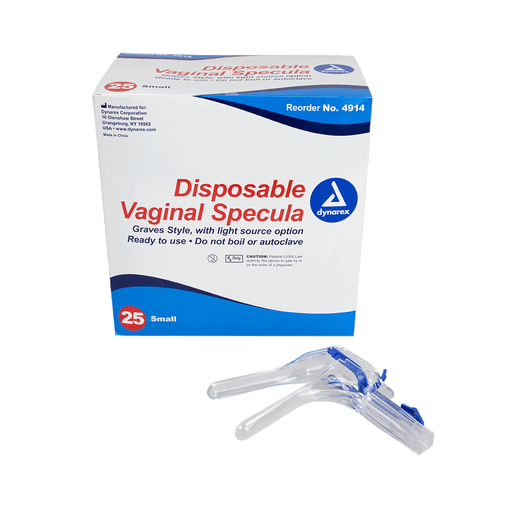 Vaginal Specula Disposable w/ Light Option, Large, 4/20/cs | Quantity - 1x CS