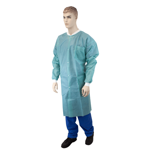 Lab Coat w/ Pockets, Large, White, 3/10/cs | Quantity - 1x CS