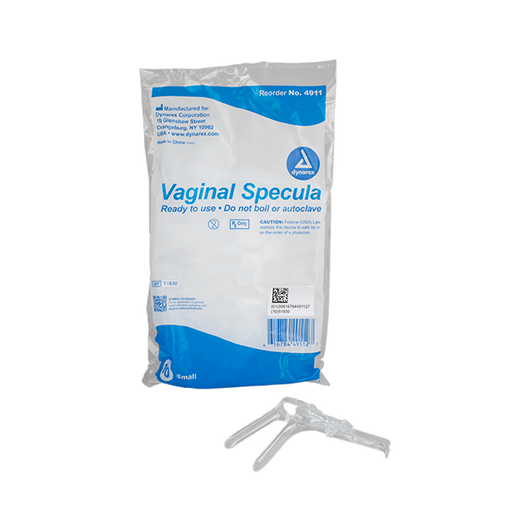 Vaginal Specula Disposable w/ Light Option, Large, 4/20/cs | Quantity - 1x CS