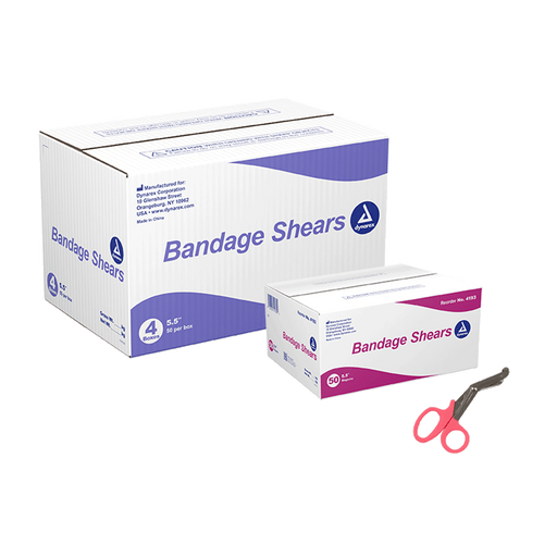Bandage Shears, 5.5", Yellow, 50/bx | Quantity - 1x BOX