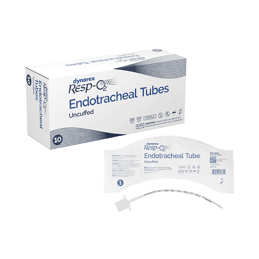 Endotracheal Tubes w/ Stylette - Uncuffed, 5.0 mm, 10/bx | Quantity - 1x BOX
