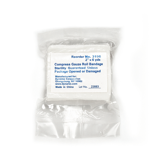 Compress Gauze Roll Bandage, 2" x 6 yd, 1000/cs | Quantity - 1x CS