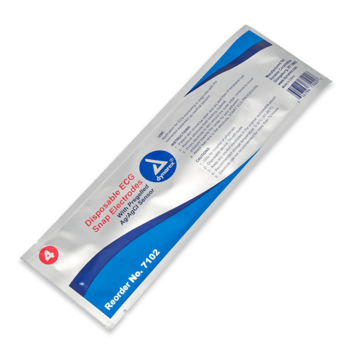 ECG Snap Electrode, 50 mm x 55 mm - Adult, 150/4/cs | Quantity - 1x CS