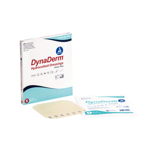 DynaDerm - Hydrocolloid Dressing - Sacral, 6" x 7", 12/5/cs | Quantity - 1x CS