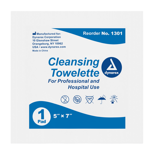 Cleansing Towelettes, 5" x 7", 10/100/cs | Quantity - 1x CS