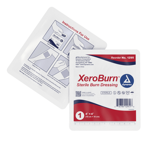 XeroBurn Sterile Burn Dressing, 4" x 4", 4/15/cs | Quantity - 1x CS