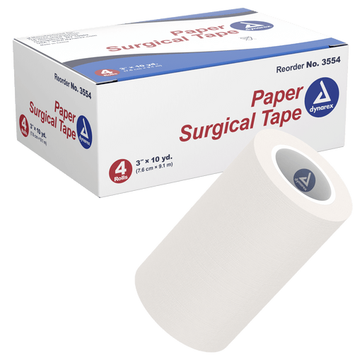 Paper Surgical Tape, 3" x 10 yd, 12/4/cs | Quantity - 1x CS