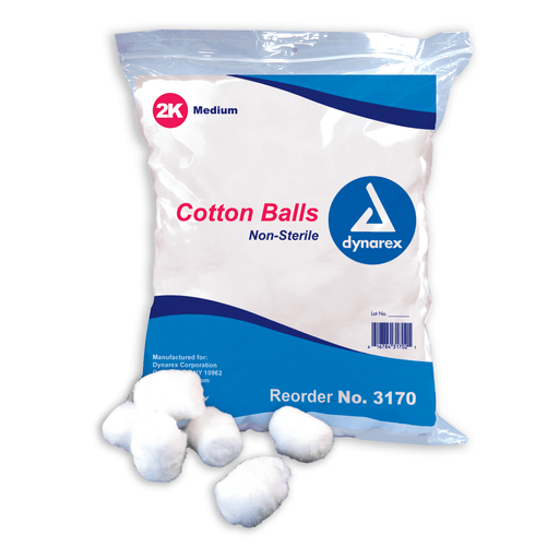Cotton Ball, Large, 2/1000/cs | Quantity - 1x CS