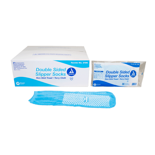 Double Sided Slipper Socks, 4XL, Yellow, 48/cs | Quantity - 1x CS