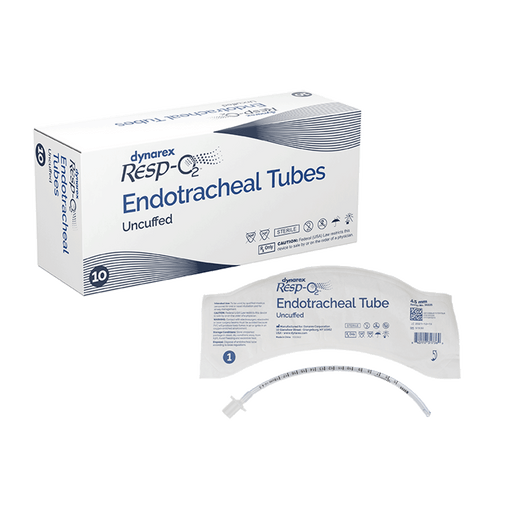 Endotracheal Tubes w/ Stylette - Uncuffed, 5.0 mm, 10/bx | Quantity - 1x BOX