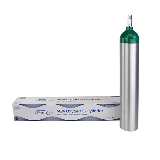 M6 - Oxygen B-Cylinder w/ CGA870 Post Valve, 1 L, 1pc/cs | Quantity - 1x CS