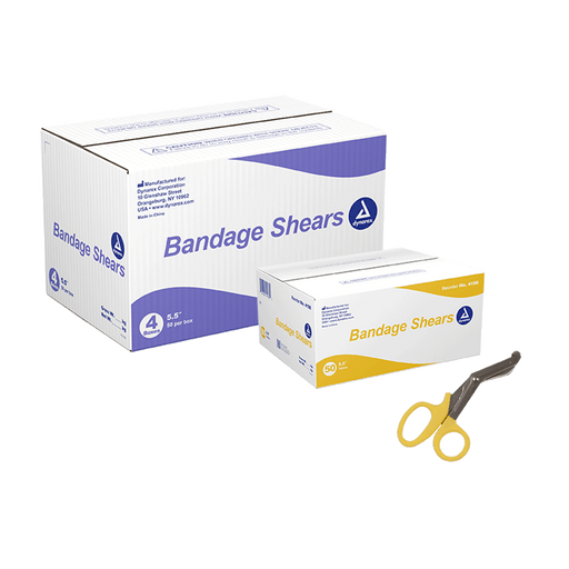 Bandage Shears, 5.5", Yellow, 50/bx | Quantity - 1x BOX