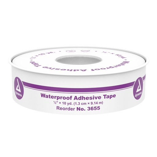 Waterproof Adhesive Tape, 1/2" x 5 yd, 288/cs | Quantity - 1x CS