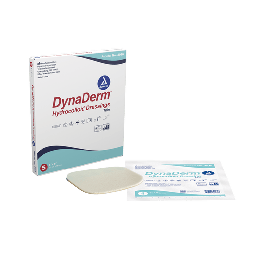 DynaDerm - Hydrocolloid Dressing - Sacral, 6" x 7", 12/5/cs | Quantity - 1x CS