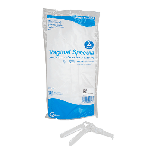 Vaginal Specula Disposable w/ Light Option, Large, 4/20/cs | Quantity - 1x CS