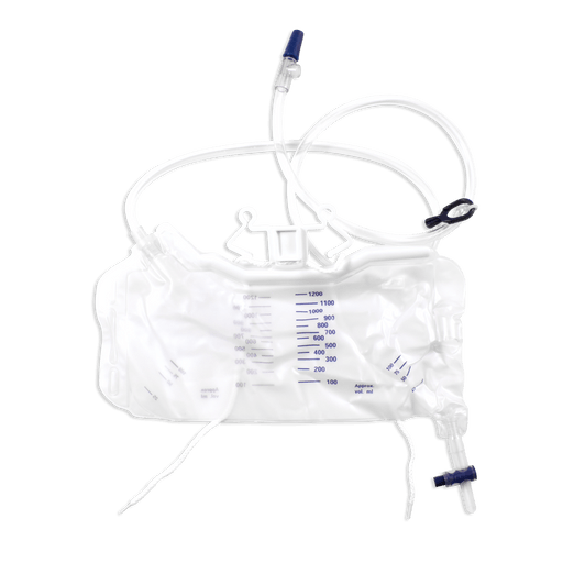 Low Bed Urine Bag, 1200 mL, 20/cs | Quantity - 1x CS